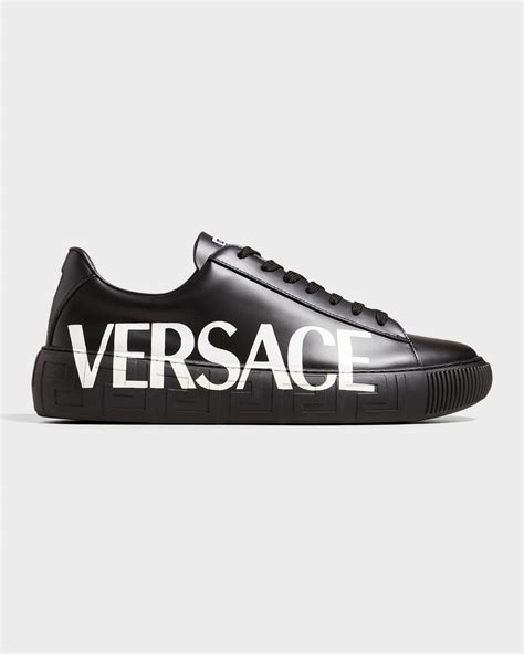 versace low top martin leather sneakers|versace greece sneakers.